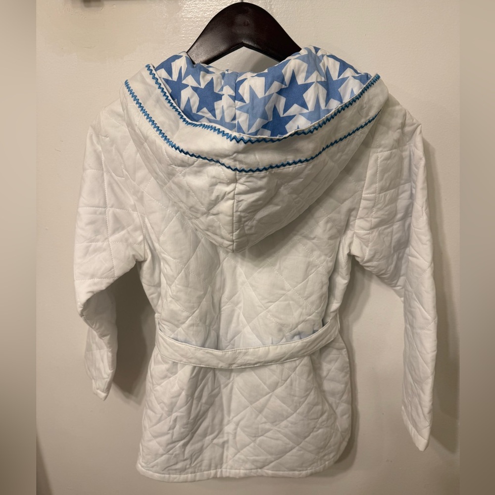 Monogram Mary. Children's Quilted Robe - Picture 4 of 4